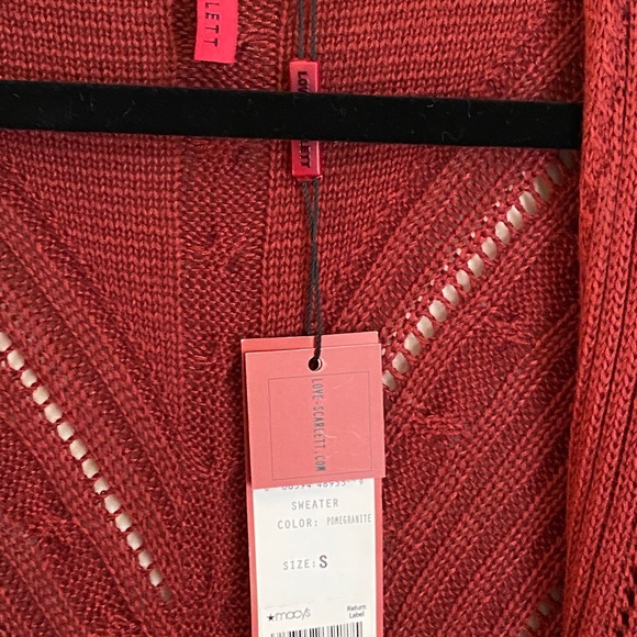 NWT Love Scarlett Open Front Cardigan - Picture 5 of 7